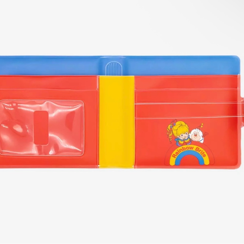 Whatever makes you happy rainbow brite vinyl snap wallet NWT - Picture 3 of 3